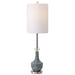 Uttermost's Piers Mottled Blue Buffet Lamp Designed by David Frisch - Lamps Expo