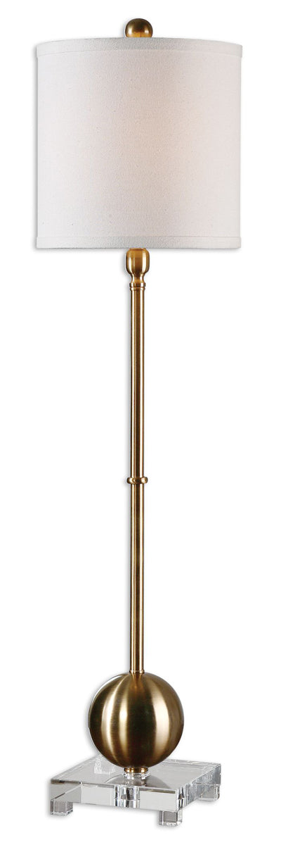 Uttermost's Laton Brass Buffet Lamp Designed by David Frisch