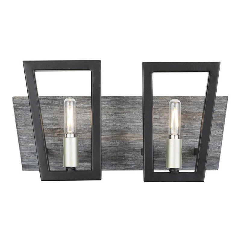 Zag 2-Light Bath Sconce - Lamps Expo