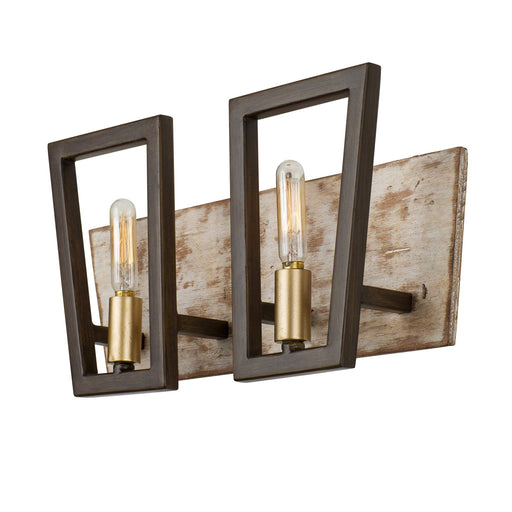 Zag 2-Light Bath Sconce - Lamps Expo