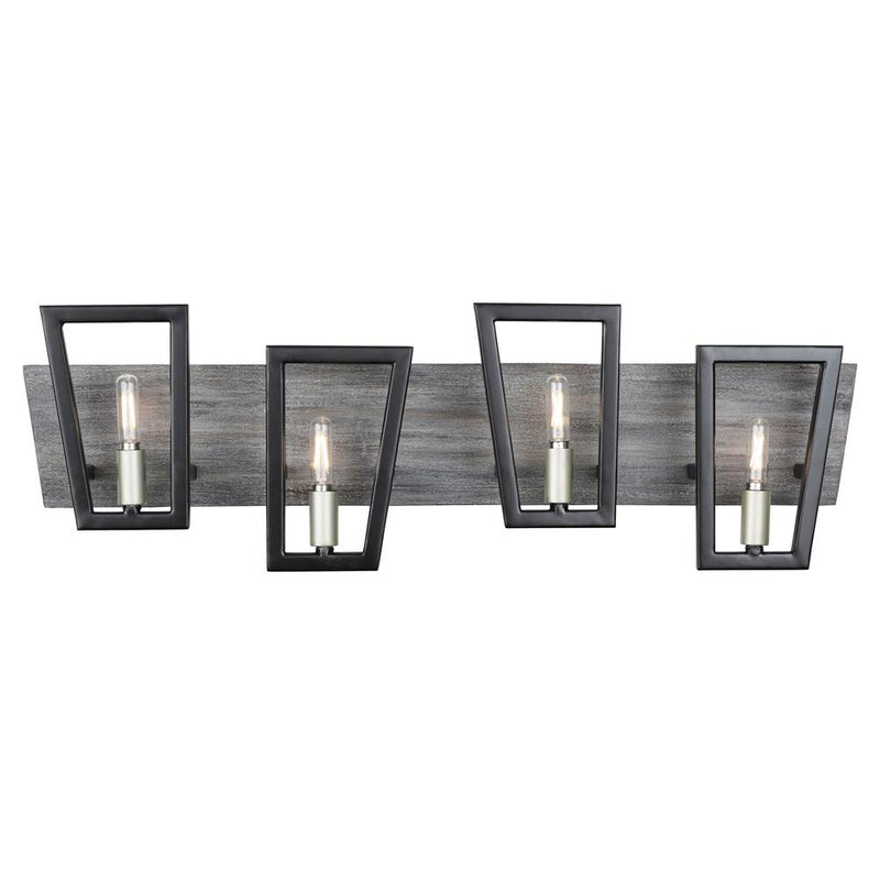 Zag 4-Light Bath Sconce - Lamps Expo