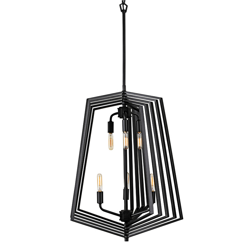 Gymnast 6-Light Foyer Pendant - Lamps Expo