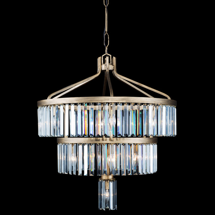 Social Club 13-Light Pendant in Havana Gold with Premium Crystal - Lamps Expo