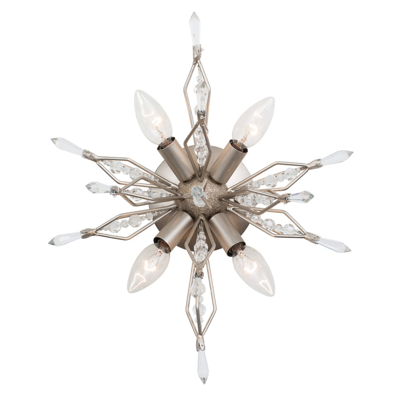 Orbital 4-Light Sconce in Gold Dust with Premium Crystal - Lamps Expo