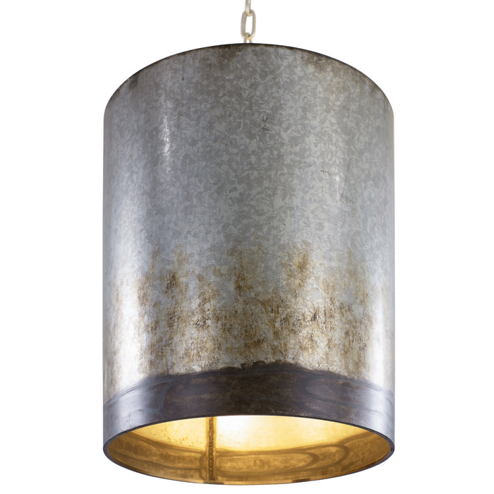 Cannery 3-Light Pendant in Ombre Galvanized - Lamps Expo