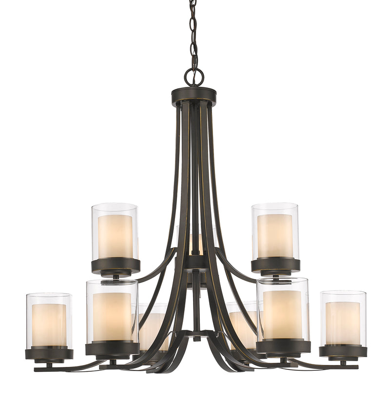 Willow 9-Light Chandelier - Lamps Expo