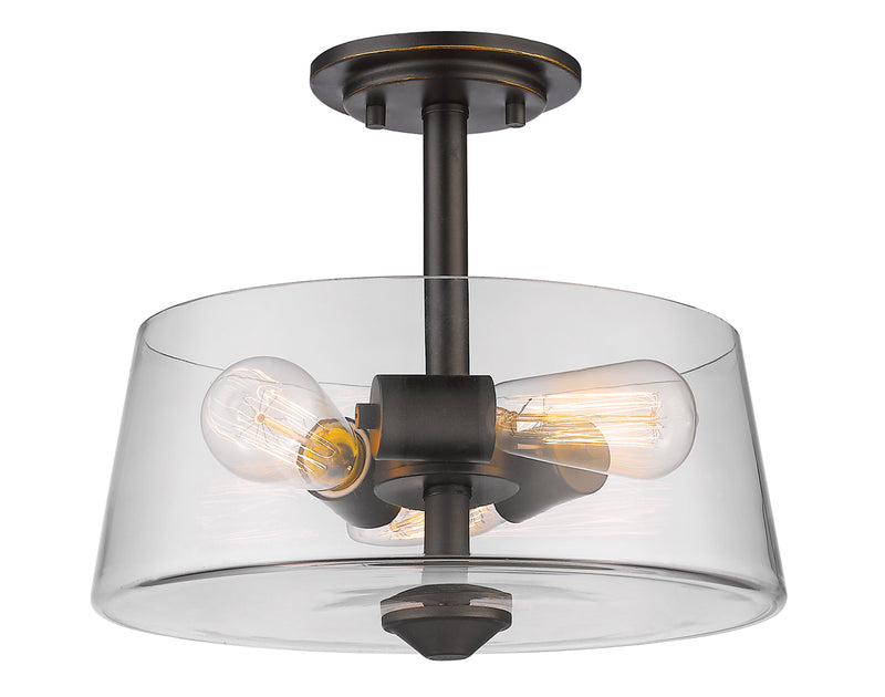 Annora 3-Light Semi Flush Mount - Lamps Expo