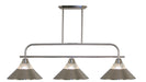 Annora 3-Light Billiard in Brushed Nickel - Lamps Expo