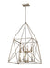 Tressle 8-Light Pendant in Antique Silver - Lamps Expo