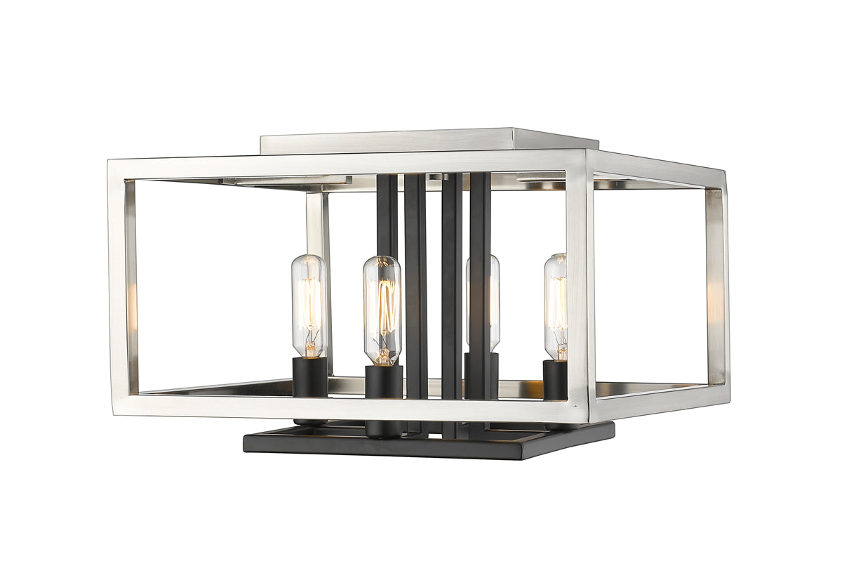 Quadra 4-Light Flush Mount - Lamps Expo
