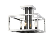 Quadra 4-Light Semi Flush Mount - Lamps Expo
