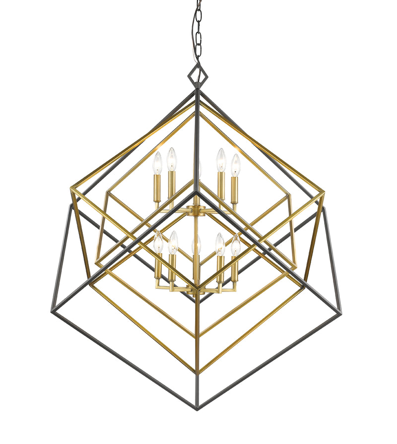 Euclid 10-Light Chandelier - Lamps Expo