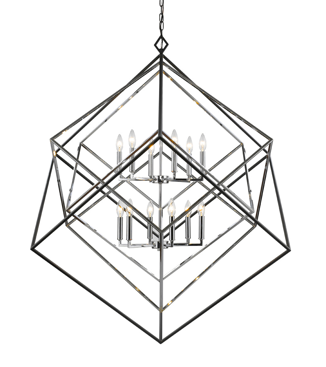 Euclid 12-Light Chandelier - Lamps Expo