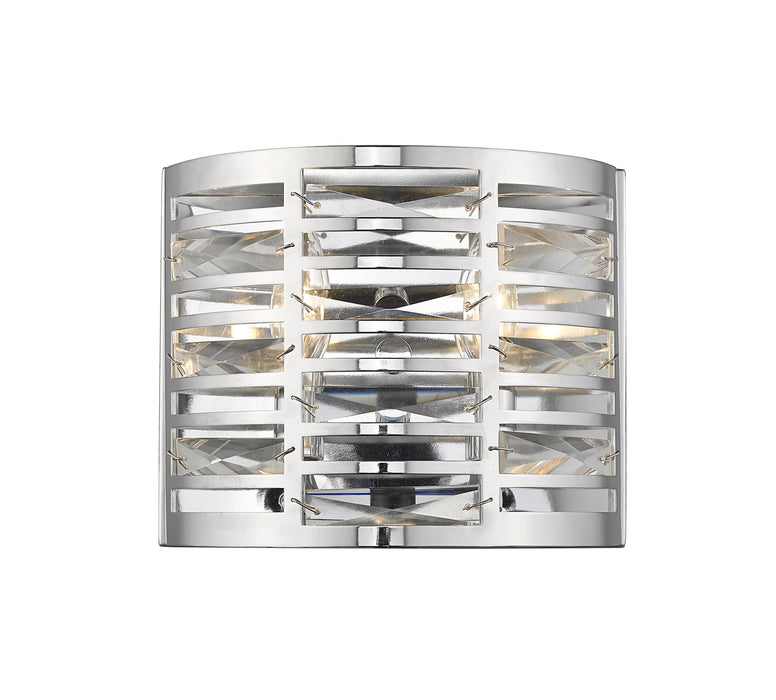 Cronise 2-Light Wall Sconce in Chrome - Lamps Expo