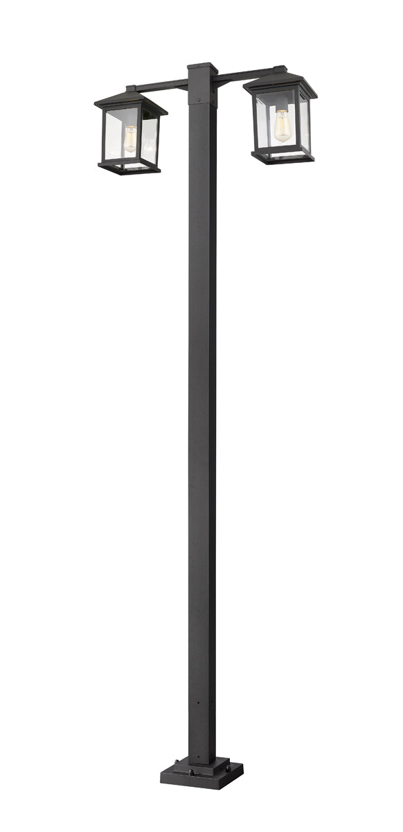 Portland 2-Light Outdoor Post Mounted Fixture - Lamps Expo