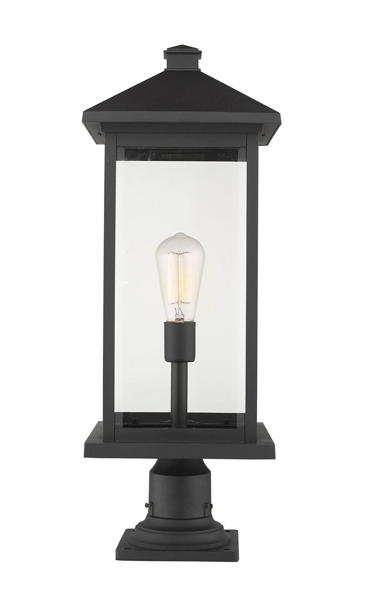 Portland 1-Light Outdoor Pier Mounted Fixture - Lamps Expo