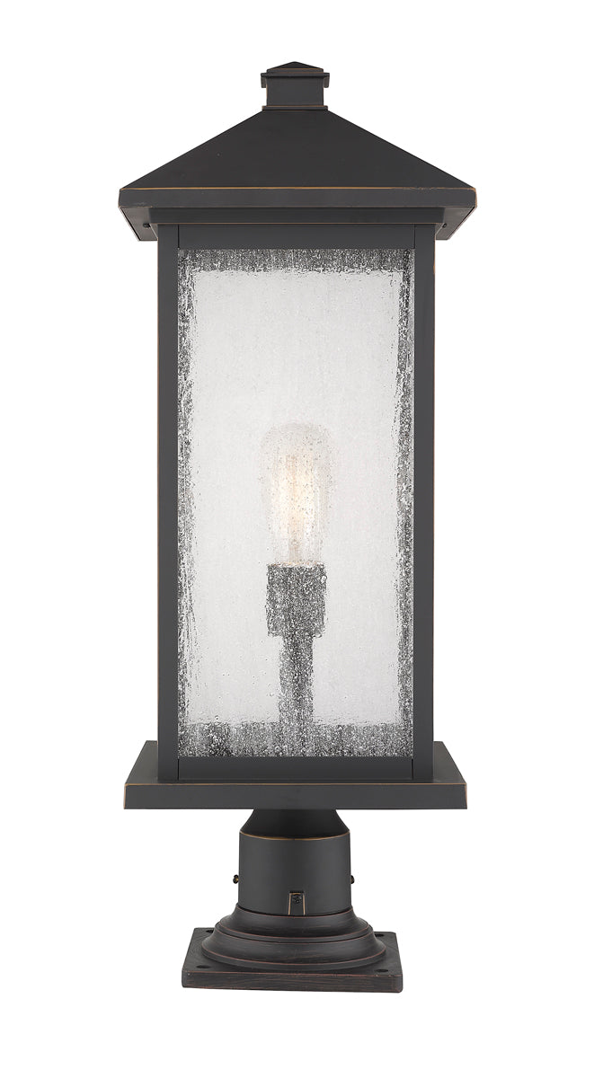 Portland 1-Light Outdoor Pier Mounted Fixture - Lamps Expo