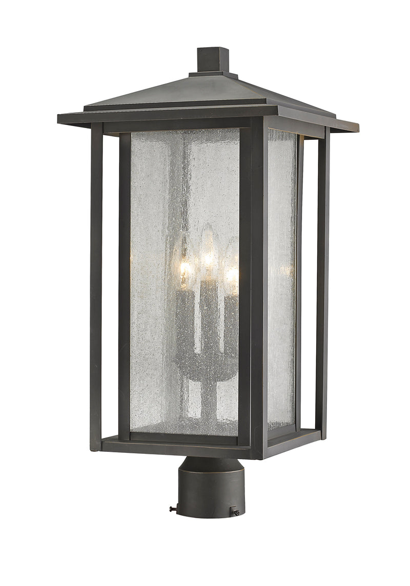 Aspen 3-Light Outdoor Pier Mounted Fixture - Lamps Expo