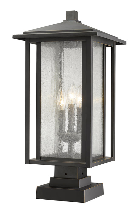 Aspen 3-Light Outdoor Pier Mounted Fixture - Lamps Expo