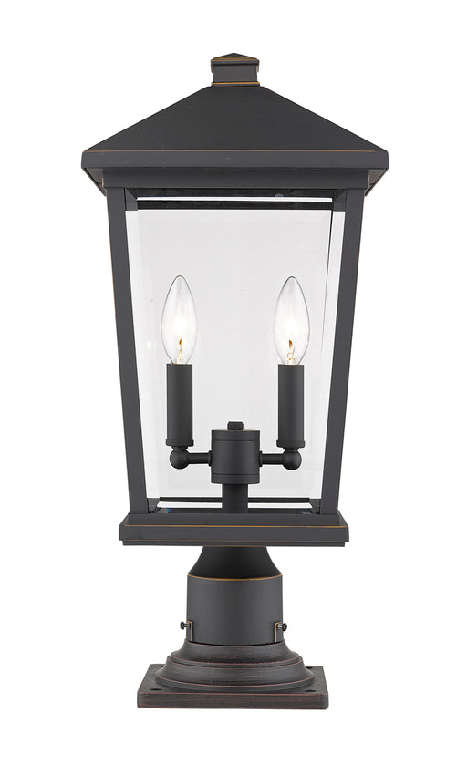 Beacon 2-Light Outdoor Pier Mounted Fixture - Lamps Expo