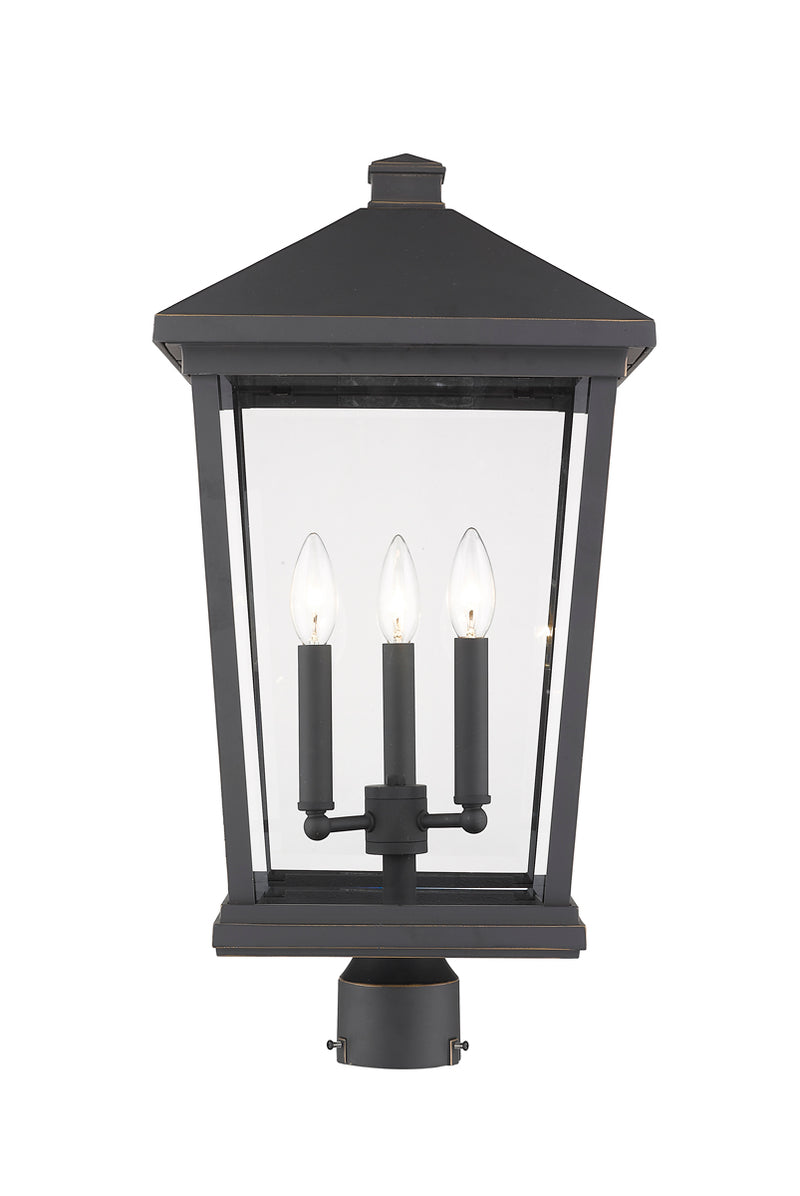 Beacon 3-Light Outdoor Pier Mounted Fixture - Lamps Expo
