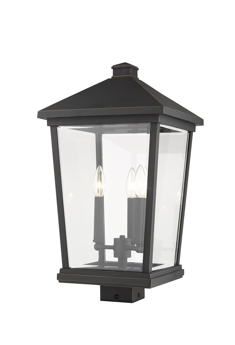 Beacon 3-Light Outdoor Pier Mounted Fixture - Lamps Expo