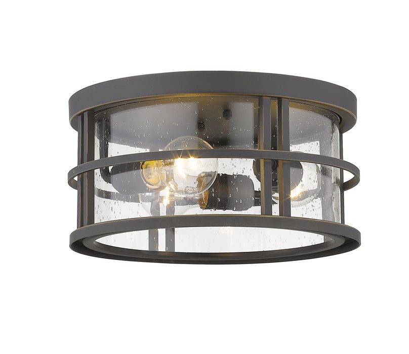 Jordan 3-Light Outdoor Flush Ceiling Mount Fixture - Lamps Expo
