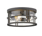Jordan 3-Light Outdoor Flush Ceiling Mount Fixture - Lamps Expo