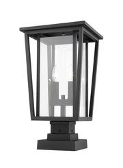 Seoul 2-Light Outdoor Pier Mounted Fixture - Lamps Expo