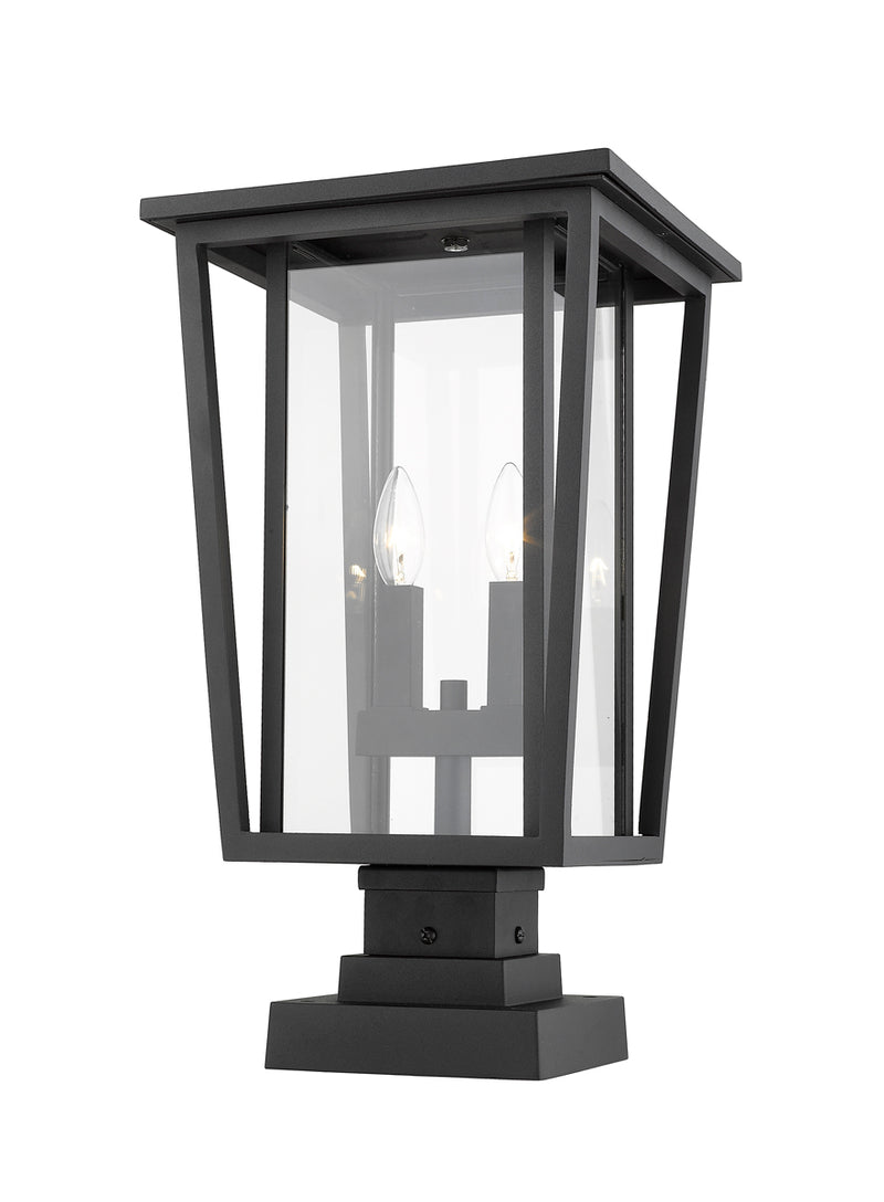 Seoul 2-Light Outdoor Pier Mounted Fixture - Lamps Expo