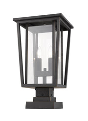 Seoul 2-Light Outdoor Pier Mounted Fixture - Lamps Expo
