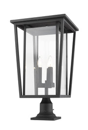 Seoul 3-Light Outdoor Pier Mounted Fixture - Lamps Expo