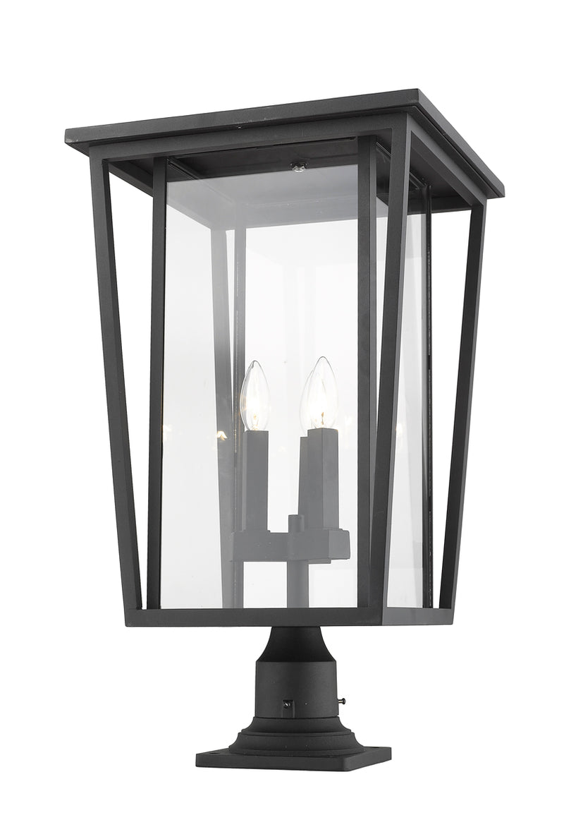 Seoul 3-Light Outdoor Pier Mounted Fixture - Lamps Expo