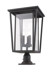Seoul 3-Light Outdoor Pier Mounted Fixture - Lamps Expo