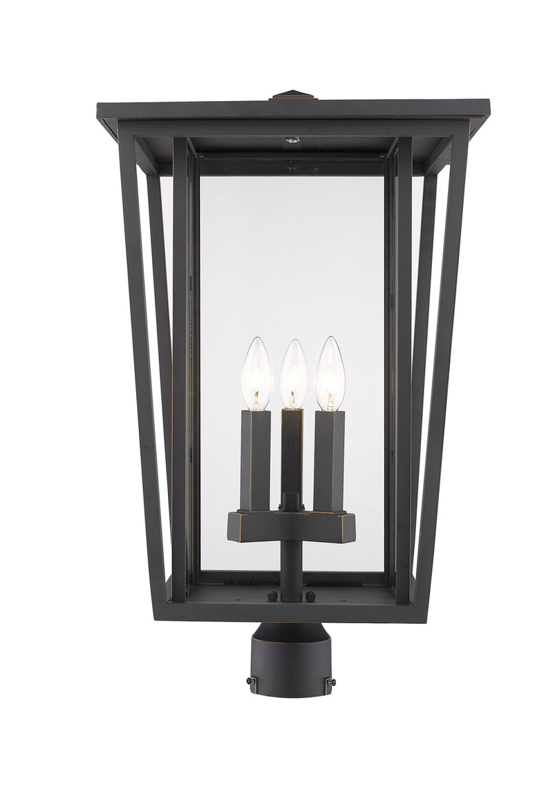 Seoul 3-Light Outdoor Pier Mounted Fixture - Lamps Expo