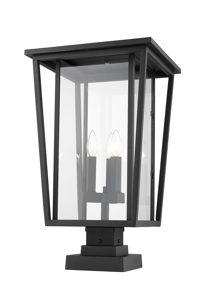 Seoul 3-Light Outdoor Pier Mounted Fixture - Lamps Expo