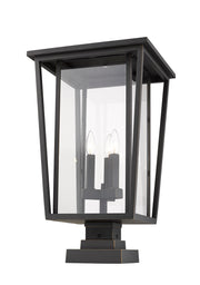 Seoul 3-Light Outdoor Pier Mounted Fixture - Lamps Expo
