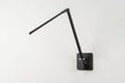 Z-Bar Solo Desk Lamp with hardwire wall mount (Warm Light; Metallic Black)