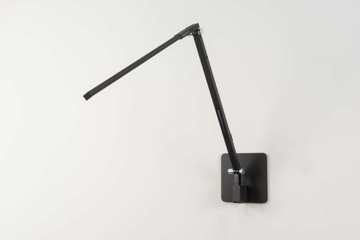 Z-Bar Solo Desk Lamp with hardwire wall mount (Warm Light; Metallic Black)