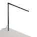 Z-Bar Solo Desk Lamp with through-table mount (Warm Light; Silver)