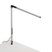 Z-Bar Solo Desk Lamp with through-table mount (Cool Light; Silver)