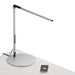 Z-Bar Solo Desk Lamp with USB base (Warm Light; Silver)