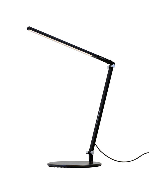 Z-Bar Solo mini Desk Lamp with base (Warm Light; Metallic Black)