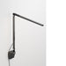 Z-Bar Solo mini Desk Lamp with wall mount (Warm Light; Metallic Black)