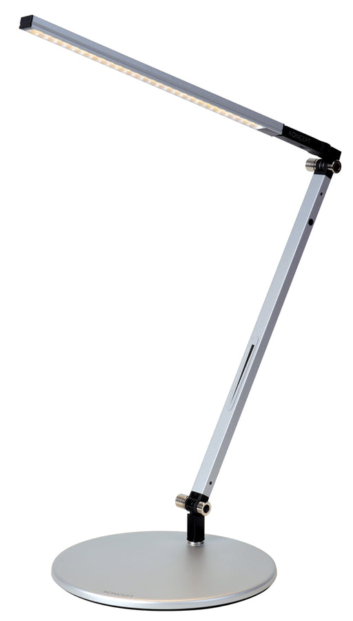 Z-Bar Solo mini Desk Lamp with base (Warm Light; Silver)