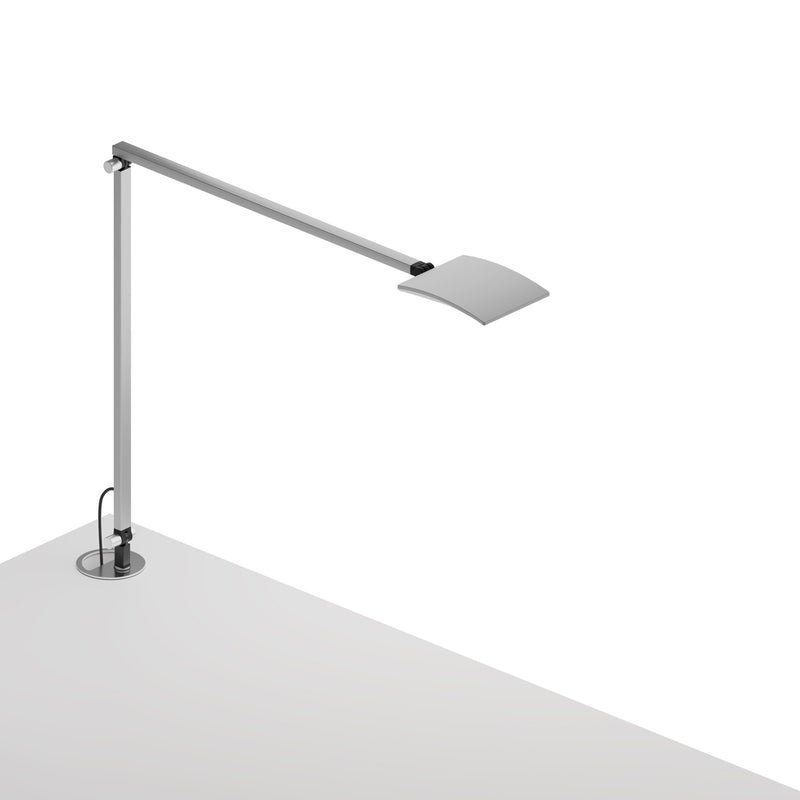Mosso Pro Desk Lamp with grommet mount (Silver)