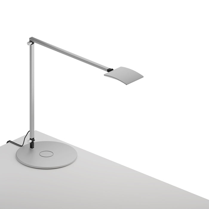 Mosso Pro Desk Lamp with wireless charging Qi base (Silver)