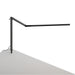 Z-Bar Desk Lamp with through-table mount (Warm Light; Metallic Black)