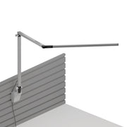 Z-Bar Desk Lamp with slatwall mount  (Warm Light; Silver)
