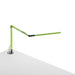 Z-Bar mini Desk Lamp with grommet mount (Warm Light; Green)